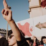 Manifestation  place du Trocadero, des Iraniens de France, en solidarite avec les femmes iraniennes et le mouvement de protestation en Iran.