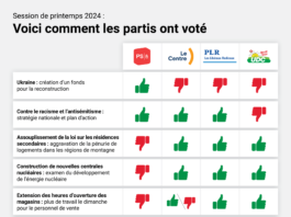 Session de printemps 2024 : voici comment les partis ont voté