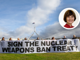 Micheline Calmy-Rey s’engage contre les armes nucléaires