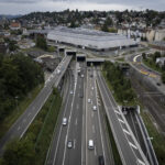 UEBERDACHUNG, STADTAUTOBAHN, « OLMA-DECKEL », AUTOBAHN, AUTOBAHNEINFAHRT, ROSENBERGTUNNEL,  AUTOBAHN A1, A1,