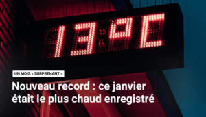 Un affichage numérique de la température indique 13 degrés Celsius.