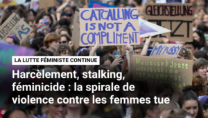 Féminicide, 8 mars, catcalling