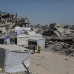 Destruction in Jabalia amid Israeli evacuation order