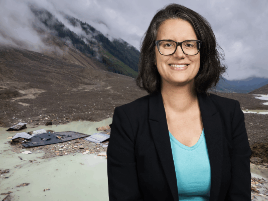 Oriane Sarrasin : « Écoutons ce que la montagne nous dit » Oriane Sarrasin Blatten