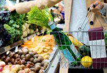 Nestlé, Coca-Cola et PepsiCo : les trois géants mondiaux du marché alimentaire Dans une épicerie, une personne vêtue d’un manteau beige tient un panier métallique rempli d’une bouteille d’eau gazeuse, d’un bouquet de fanes de carottes, d’un citron, d’une courgette et de quelques produits emballés. Elle se tient devant les étals garnis de choux, de brocolis, de betteraves, de navets et de carottes.